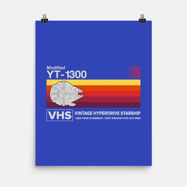 Vintage Hyperdrive Starship-None-Matte-Poster-retrodivision