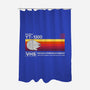 Vintage Hyperdrive Starship-None-Polyester-Shower Curtain-retrodivision