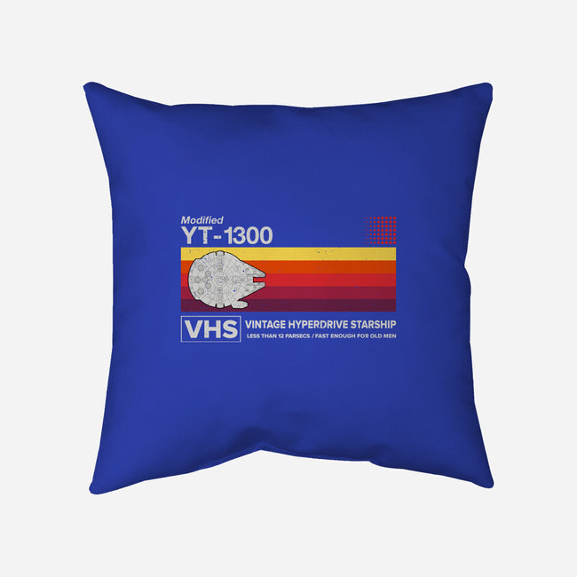 Vintage Hyperdrive Starship-None-Non-Removable Cover w Insert-Throw Pillow-retrodivision