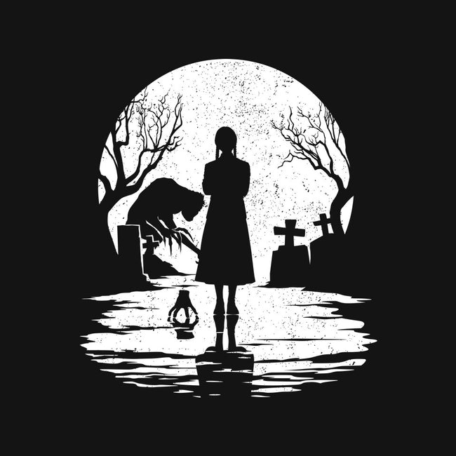 Spooky Moon-Womens-Off Shoulder-Sweatshirt-GrayspellHouse