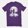 Spooky Moon-Womens-Fitted-Tee-GrayspellHouse