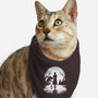 Spooky Moon-Cat-Bandana-Pet Collar-GrayspellHouse