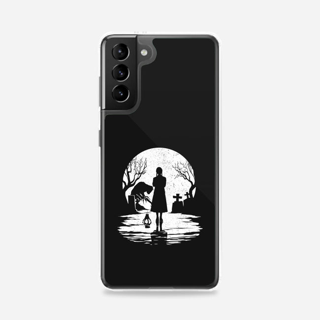 Spooky Moon-Samsung-Snap-Phone Case-GrayspellHouse