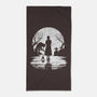 Spooky Moon-None-Beach-Towel-GrayspellHouse