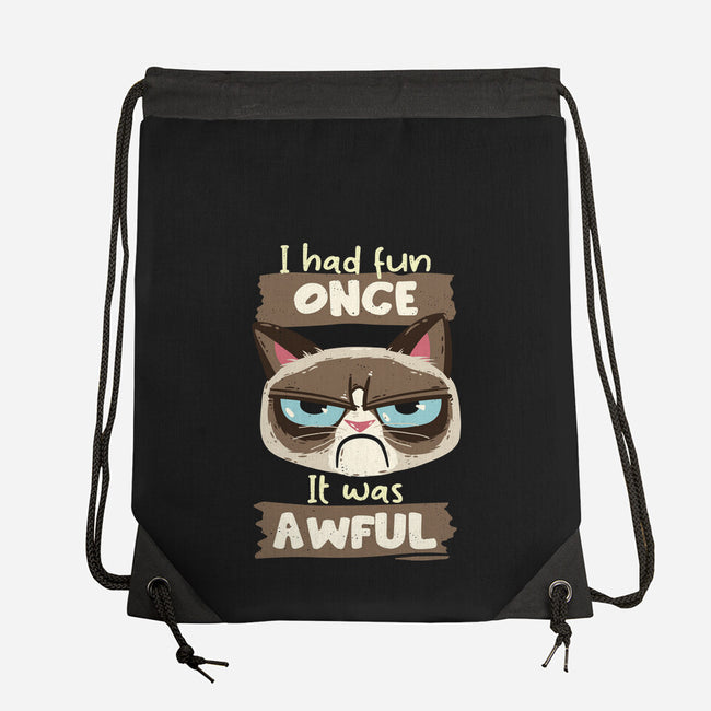 Awful Fun-None-Drawstring-Bag-Xentee