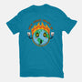 Happy Earth-Womens-Fitted-Tee-Kladenko