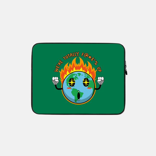 Happy Earth-None-Zippered-Laptop Sleeve-Kladenko