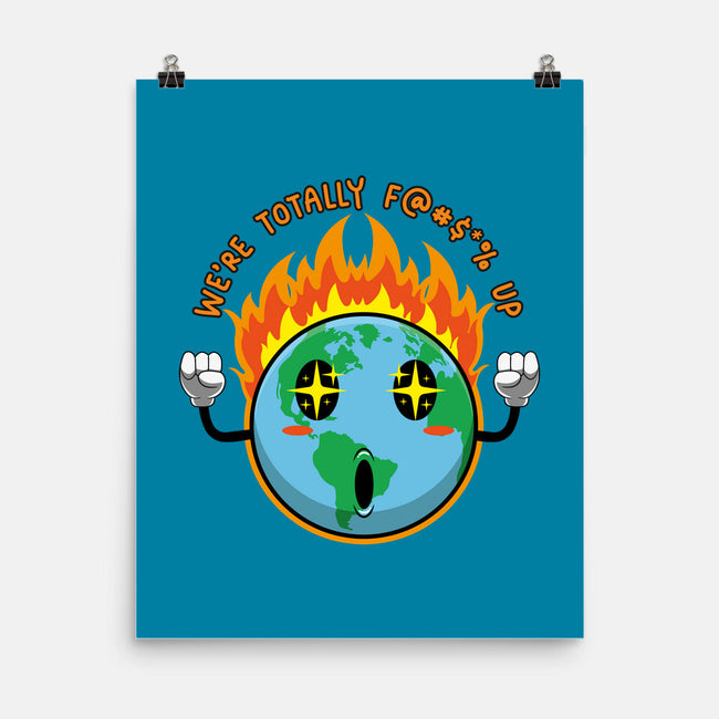 Happy Earth-None-Matte-Poster-Kladenko