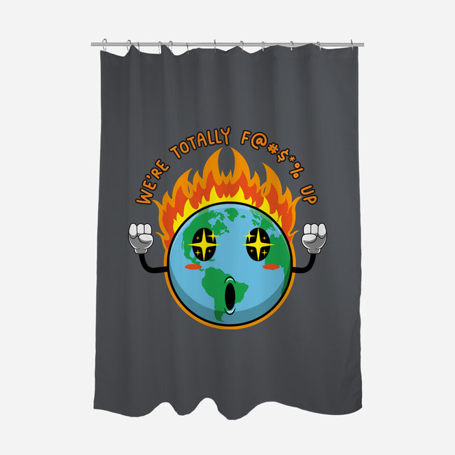 Happy Earth-None-Polyester-Shower Curtain-Kladenko