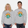 Happy Earth-Unisex-Crew Neck-Sweatshirt-Kladenko