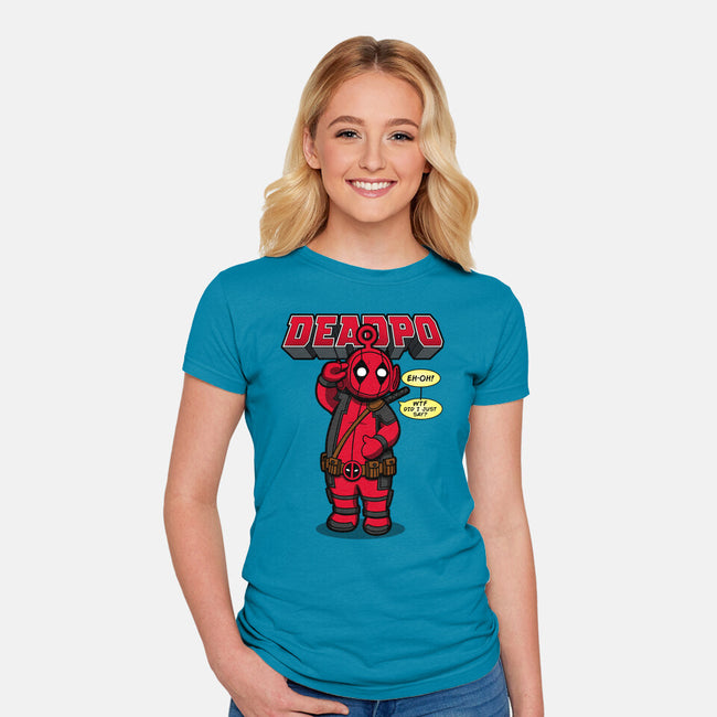 Deadpo-Womens-Fitted-Tee-Boggs Nicolas