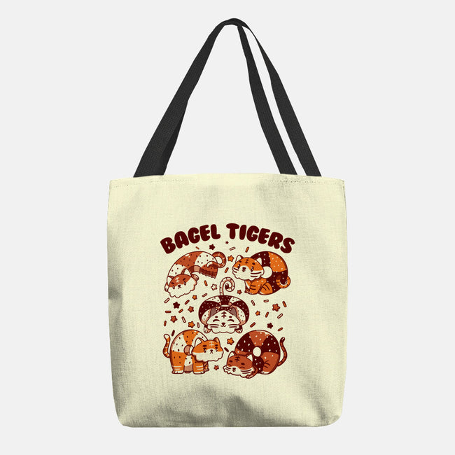 Bagel Tigers-None-Basic Tote-Bag-tobefonseca