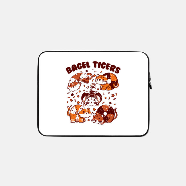 Bagel Tigers-None-Zippered-Laptop Sleeve-tobefonseca