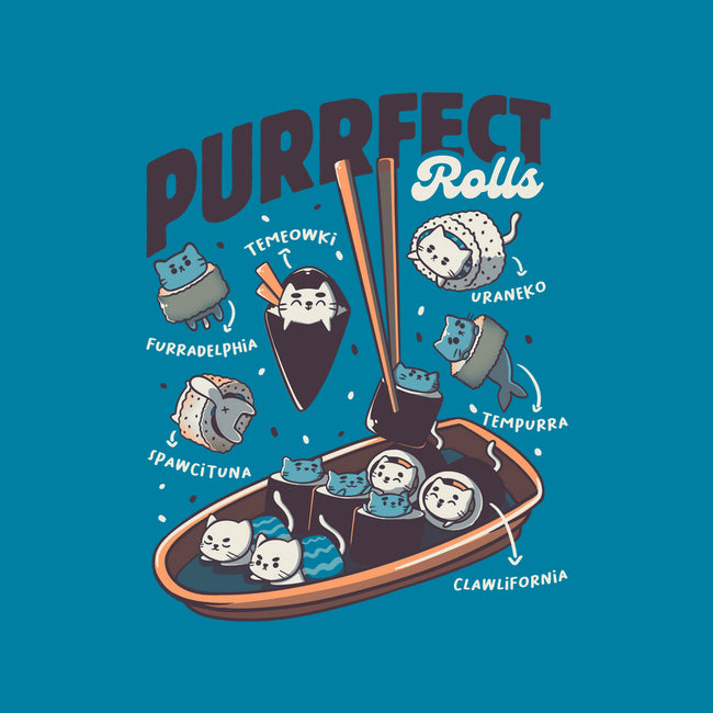 Purrfect Rolls-None-Beach-Towel-tobefonseca