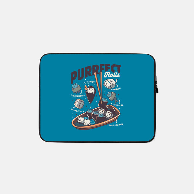 Purrfect Rolls-None-Zippered-Laptop Sleeve-tobefonseca