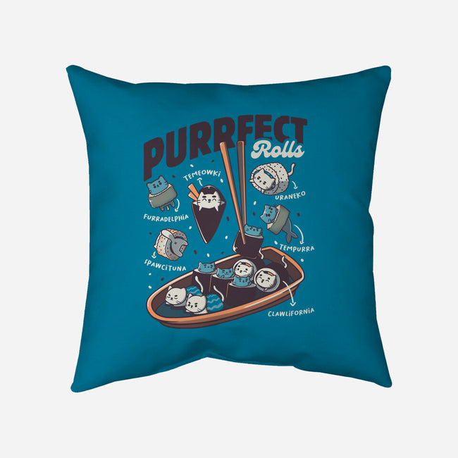 Purrfect Rolls-None-Non-Removable Cover w Insert-Throw Pillow-tobefonseca