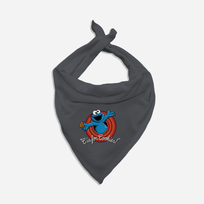 C Is For Cookies Folks-Cat-Bandana-Pet Collar-Barbadifuoco