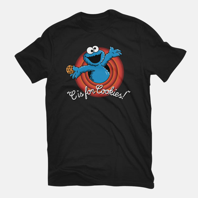 C Is For Cookies Folks-Mens-Heavyweight-Tee-Barbadifuoco