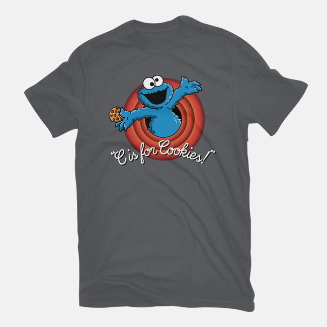 C Is For Cookies Folks-Mens-Heavyweight-Tee-Barbadifuoco