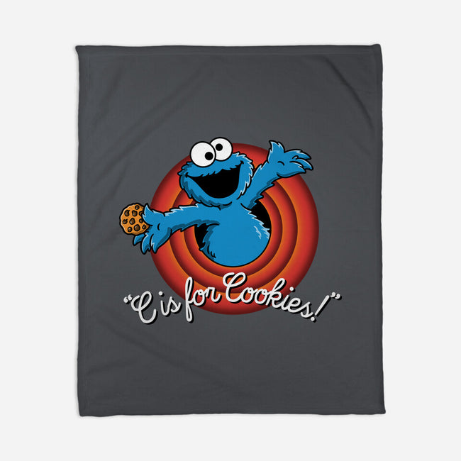 C Is For Cookies Folks-None-Fleece-Blanket-Barbadifuoco