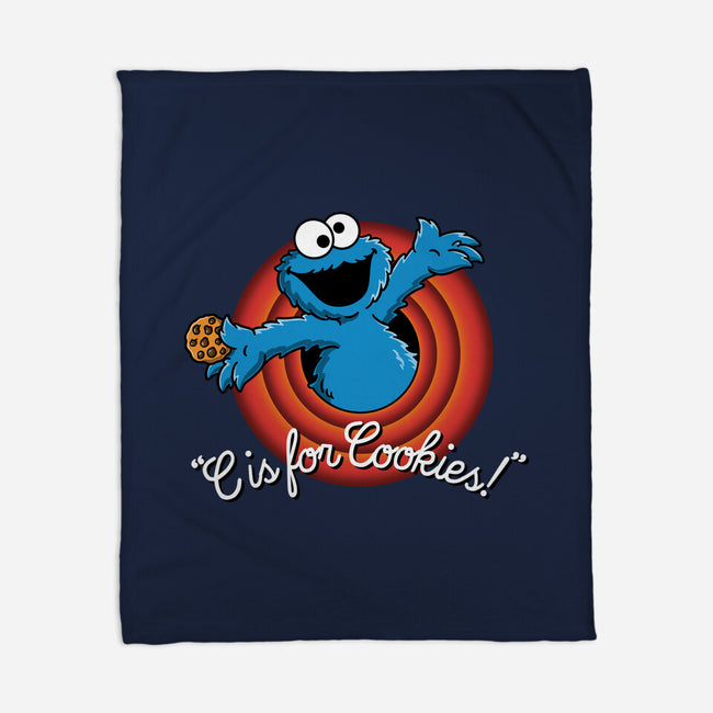 C Is For Cookies Folks-None-Fleece-Blanket-Barbadifuoco