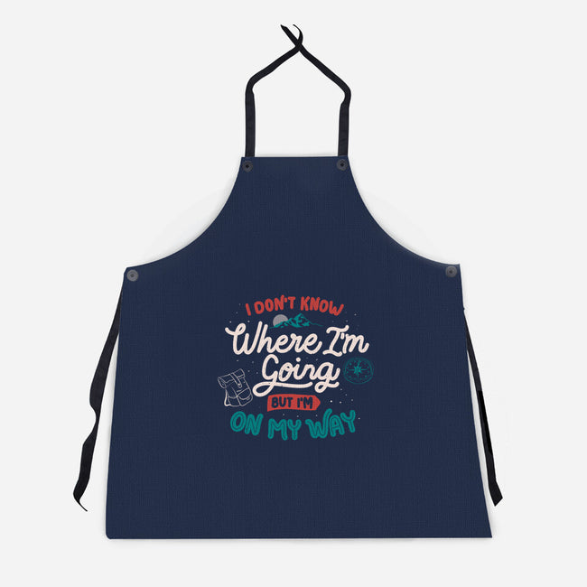 I Don’t Know Where I'm Going-Unisex-Kitchen-Apron-tobefonseca