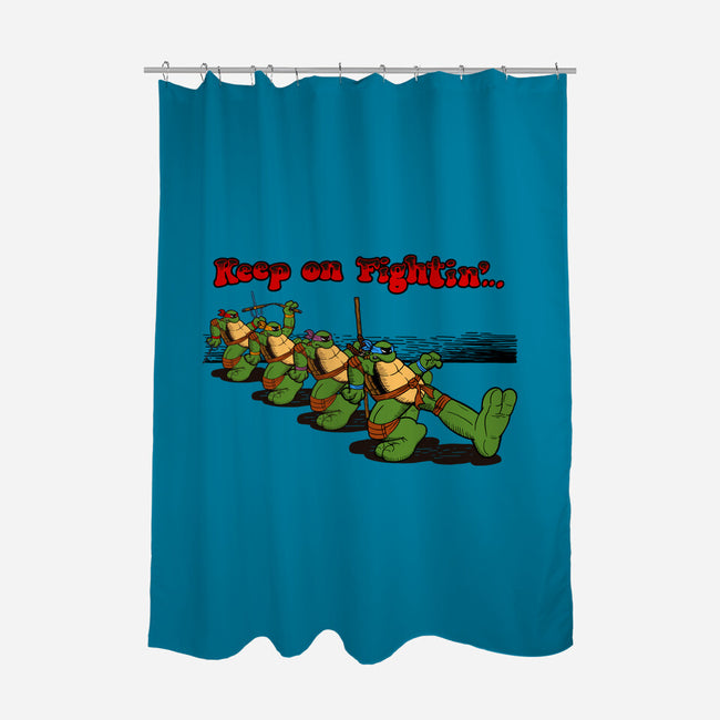 Keep On Fightin-None-Polyester-Shower Curtain-JCMaziu