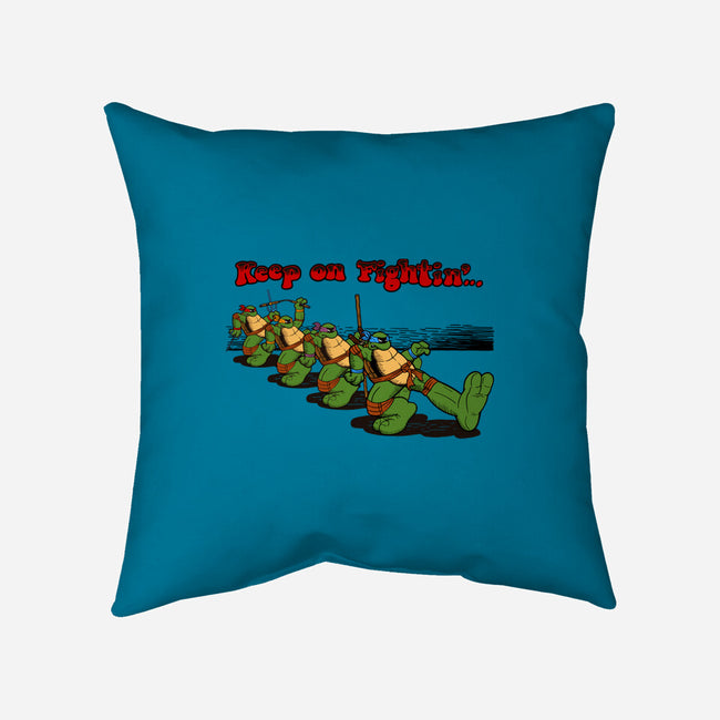 Keep On Fightin-None-Non-Removable Cover w Insert-Throw Pillow-JCMaziu