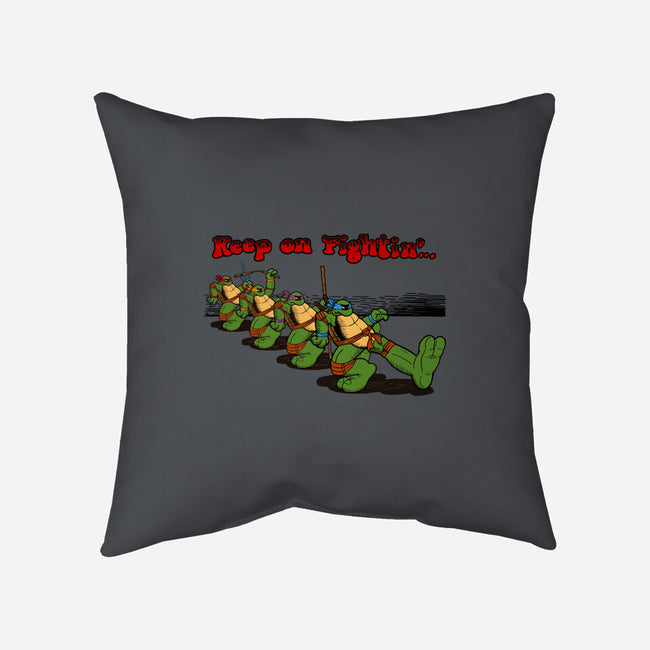 Keep On Fightin-None-Removable Cover w Insert-Throw Pillow-JCMaziu