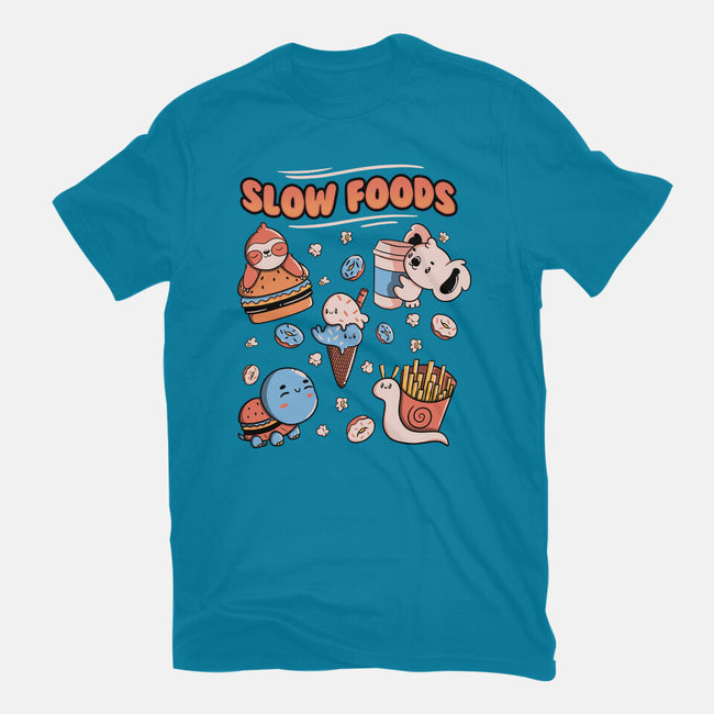 Slow Foods-Womens-Fitted-Tee-tobefonseca