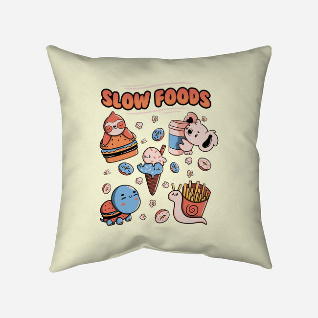 Slow Foods-None-Removable Cover w Insert-Throw Pillow-tobefonseca