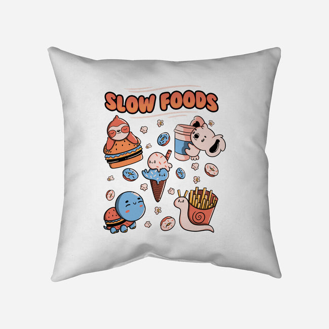 Slow Foods-None-Removable Cover w Insert-Throw Pillow-tobefonseca