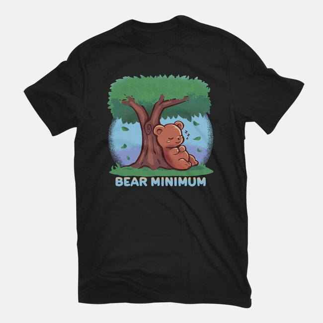 Bear Minimum-Mens-Heavyweight-Tee-TechraNova