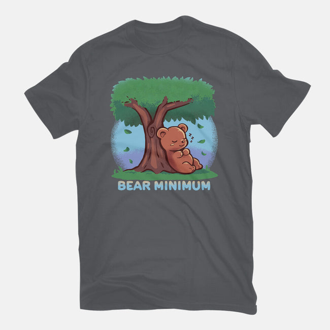 Bear Minimum-Mens-Heavyweight-Tee-TechraNova