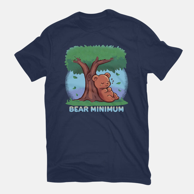 Bear Minimum-Unisex-Basic-Tee-TechraNova