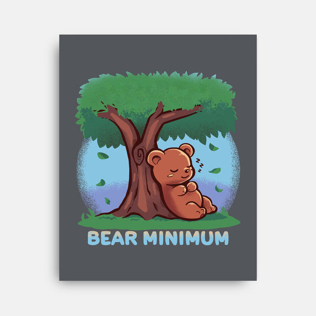 Bear Minimum-None-Stretched-Canvas-TechraNova