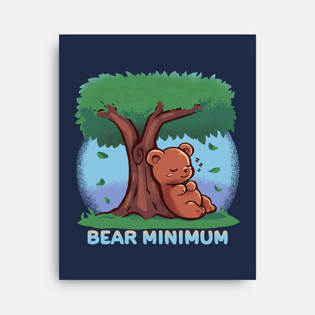 Bear Minimum-None-Stretched-Canvas-TechraNova
