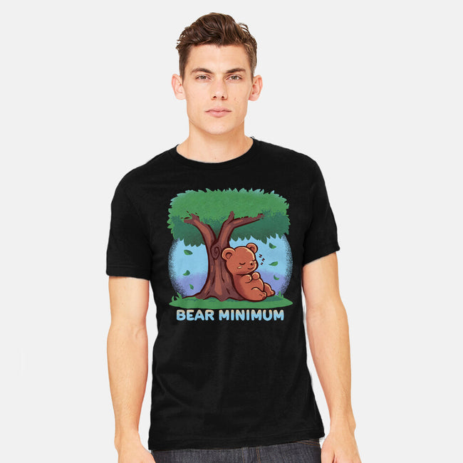 Bear Minimum-Mens-Heavyweight-Tee-TechraNova