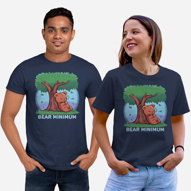 Bear Minimum-Unisex-Basic-Tee-TechraNova