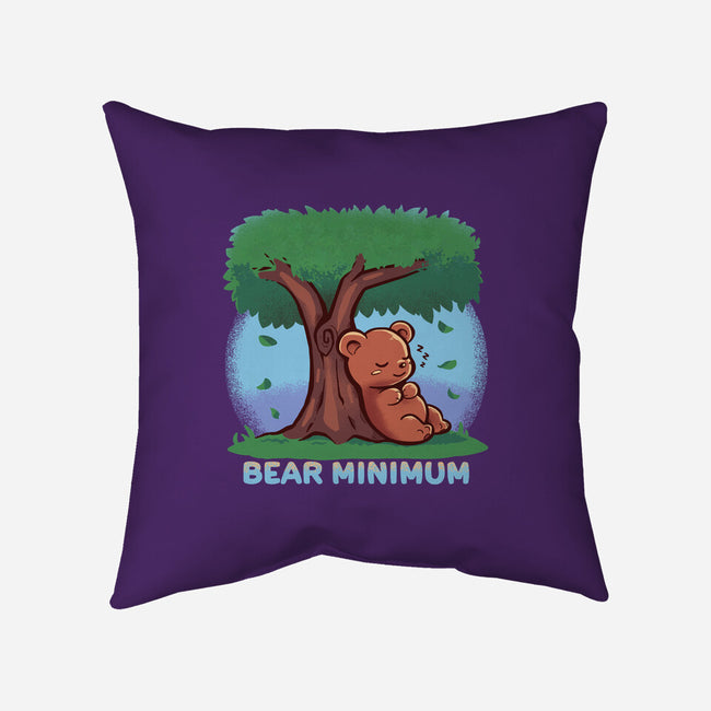 Bear Minimum-None-Removable Cover w Insert-Throw Pillow-TechraNova