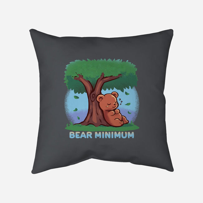 Bear Minimum-None-Removable Cover-Throw Pillow-TechraNova