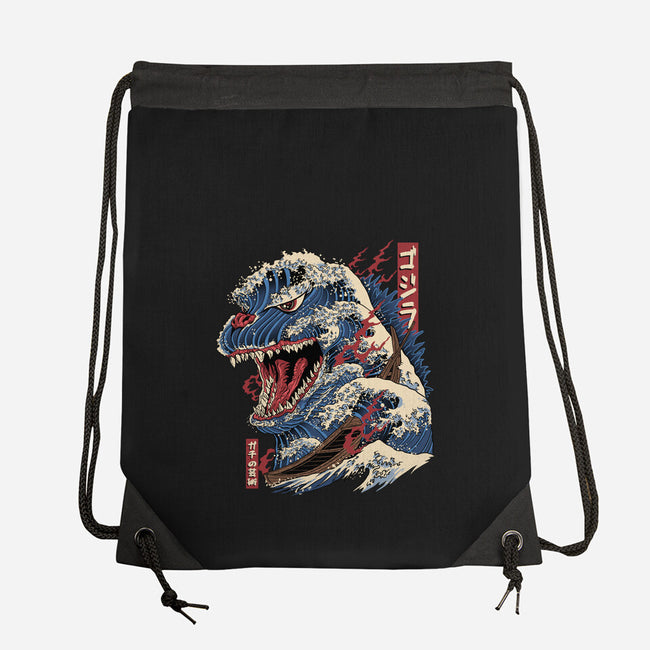 Great Godzilla-None-Drawstring-Bag-gaci