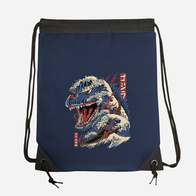 Great Godzilla-None-Drawstring-Bag-gaci