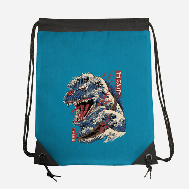 Great Godzilla-None-Drawstring-Bag-gaci