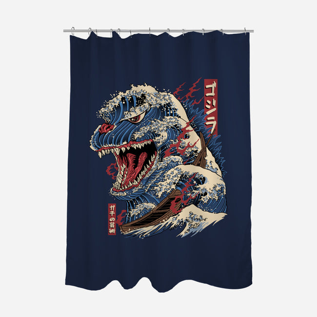 Great Godzilla-None-Polyester-Shower Curtain-gaci