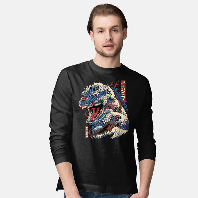 Great Godzilla-Mens-Long Sleeved-Tee-gaci