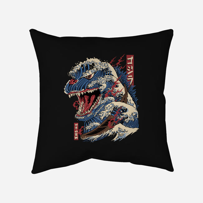 Great Godzilla-None-Non-Removable Cover w Insert-Throw Pillow-gaci