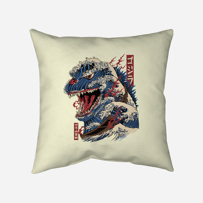 Great Godzilla-None-Non-Removable Cover w Insert-Throw Pillow-gaci