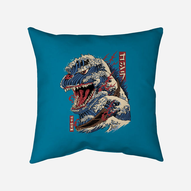 Great Godzilla-None-Non-Removable Cover w Insert-Throw Pillow-gaci