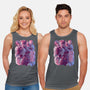 Cyber Kitsune Samurai-Unisex-Basic-Tank-Bruno Mota